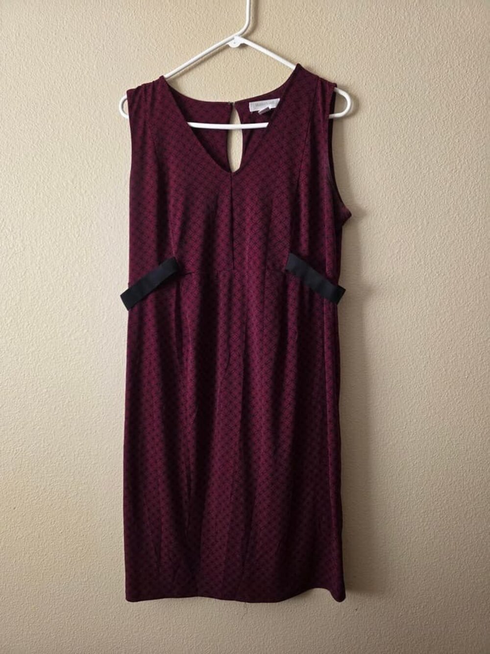 Sleeveless Burgundy